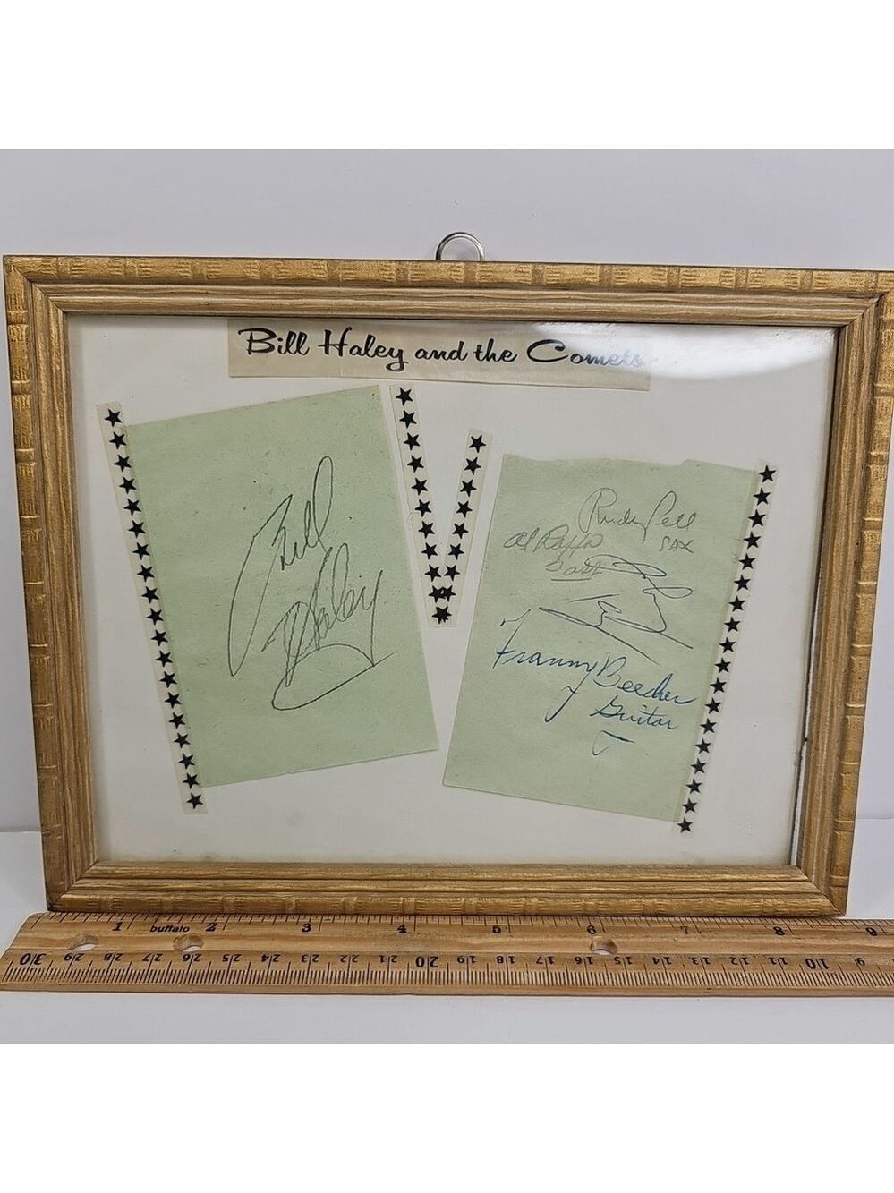 Bill Haley And The Comets Autographs Franny Beecher Rudy Pompilli Al Rappa